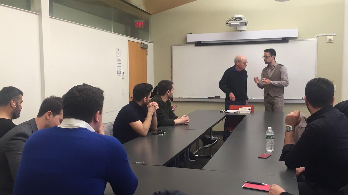 bau_hlo's tweet photo. @bau_hlo ve @bahcesehirsbe tarafından düzenlenen New York-Boston programının bugünkü üçüncü toplantısı New York Üniversitesi’nde Profesör Steven Brams ile devam ediyor. Siyaset Bilimindeki Farklı Metodolojileri ve Oyun Teorisini konuşuyoruz https://t.co/49g8ARFgFm