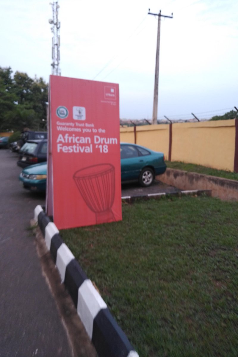 Ogundaily's tweet photo. A big thank you to @gtbank .
One of the sponsors for the @afridrumfest
#Adfest2018 https://t.co/IIRdo7qsAR