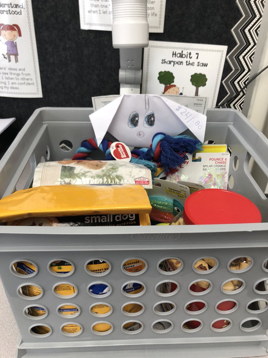 We had a special visit from Scooter and Ms. Suzette from the Madison Heights Animal Shelter. Our school raised $241.80 in 7 school days and we were so excited to give her our donation! #WeAreLamphere <a href="/EdmonsonLions/">Edmonson Elementary | The Lamphere Schools</a>