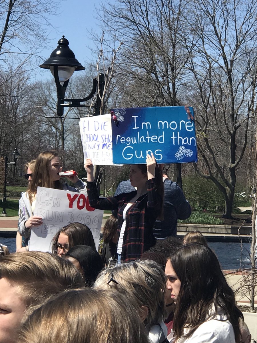 RussJosephDYT's tweet photo. So incredibly inspired by students from @FHSWalkout_2018 &amp; @OakwoodWalkout taking part in #NationalSchoolWalkout. Politicians not listening to their calls for commonsense gun reform do so at their own peril. These students are ready to effect change! #organize #knockdoors #vote https://t.co/I5EwdTp0p5