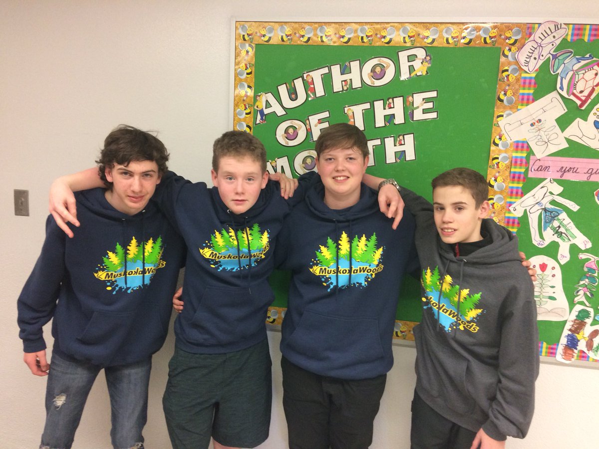 All set for our Muskoka trip! Have fun Gr8’s and staff.