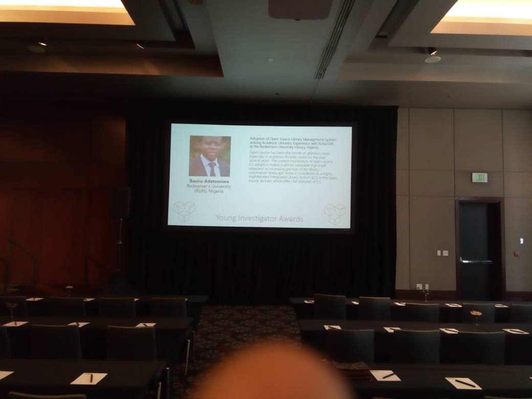 Happy to receive the Young Investigator Award from <a href="/Sagebio/">Sage Bionetworks</a> Sage Bionetworks during the 2018 Sage Assembly, @ W Hotel, Seattle, Washington,USA. sageassembly.org/agenda/young-i…
<a href="/RedeemersUni/">Redeemer's University</a> <a href="/Sleemkenn/">Mr. Kenn</a>