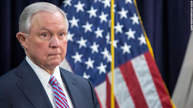 CNN's tweet photo. Attorney General Jeff Sessions told White House counsel Donald McGahn he would have considered leaving if President Trump fired Deputy Attorney General Rod Rosenstein, who oversees the Russia probe, The Washington Post reports https://t.co/yuvpsKr0RA https://t.co/0MmB2FH6do