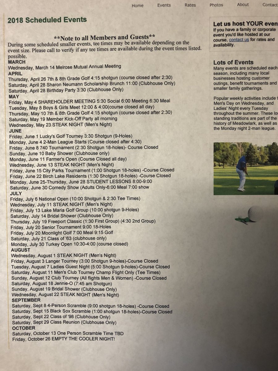 MeadowlarkCC's tweet photo. The season is upon us! We will open for play, and wonderful warmth and happiness, beginning Wednesday, April 25 at 10:00. Mark your calendars with the season events. https://t.co/U6VteuKxnX