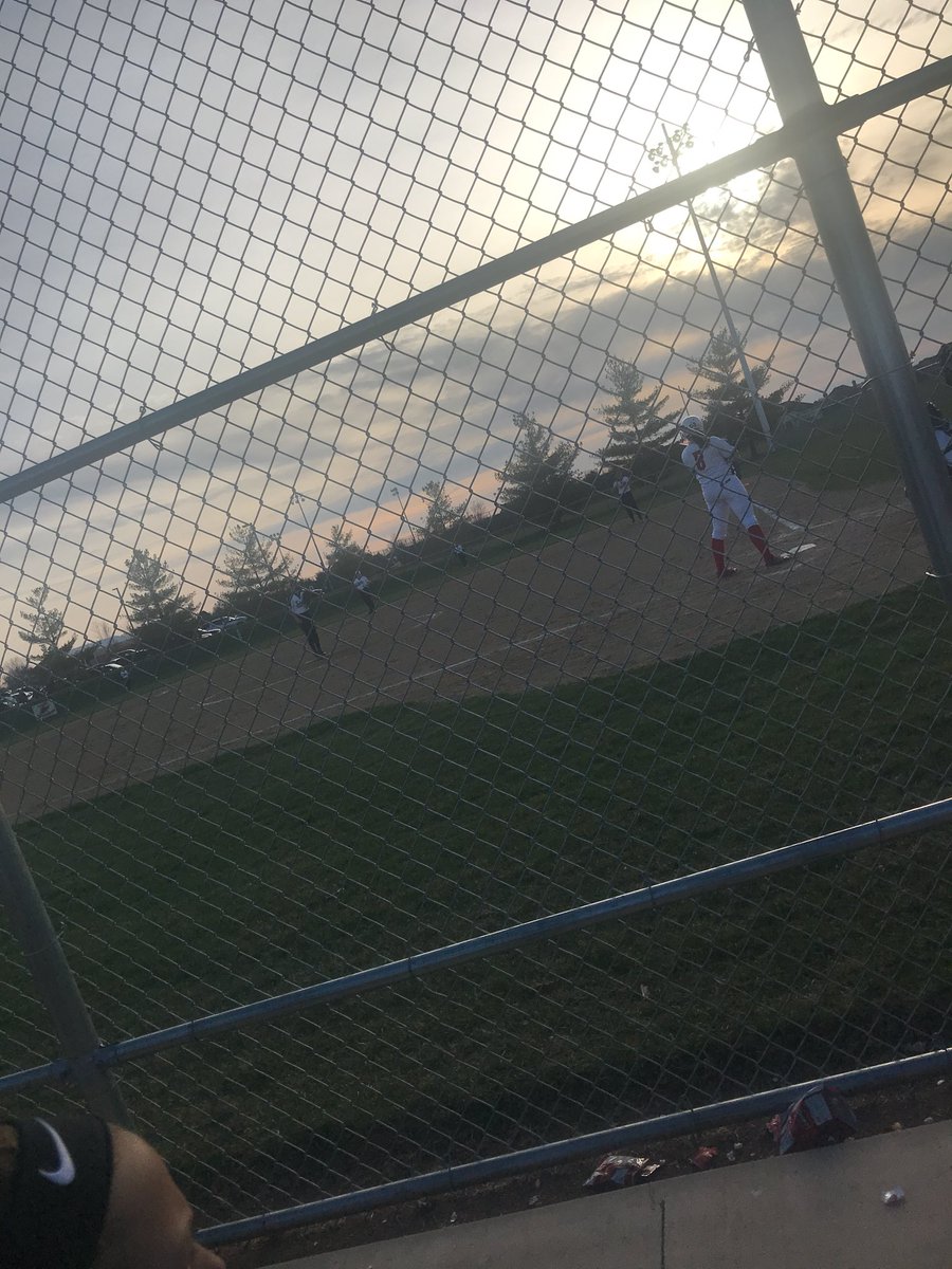 MorganLinder14's tweet photo. At a softball game #softball https://t.co/E6dMi1YKoK