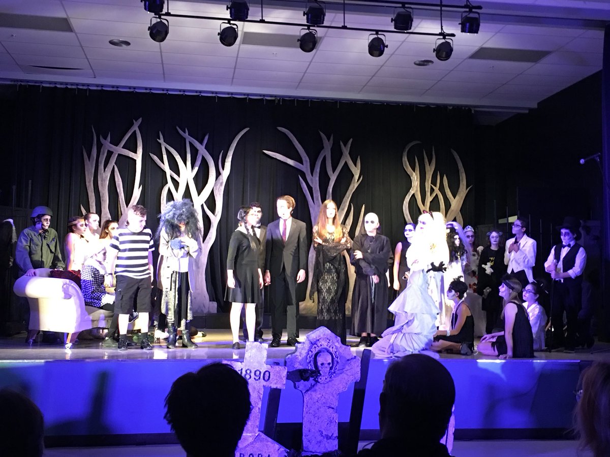 rushemiddle's tweet photo. Addams Family live now. Such talented students at CSRMS! So proud!! https://t.co/MzQRXr561p