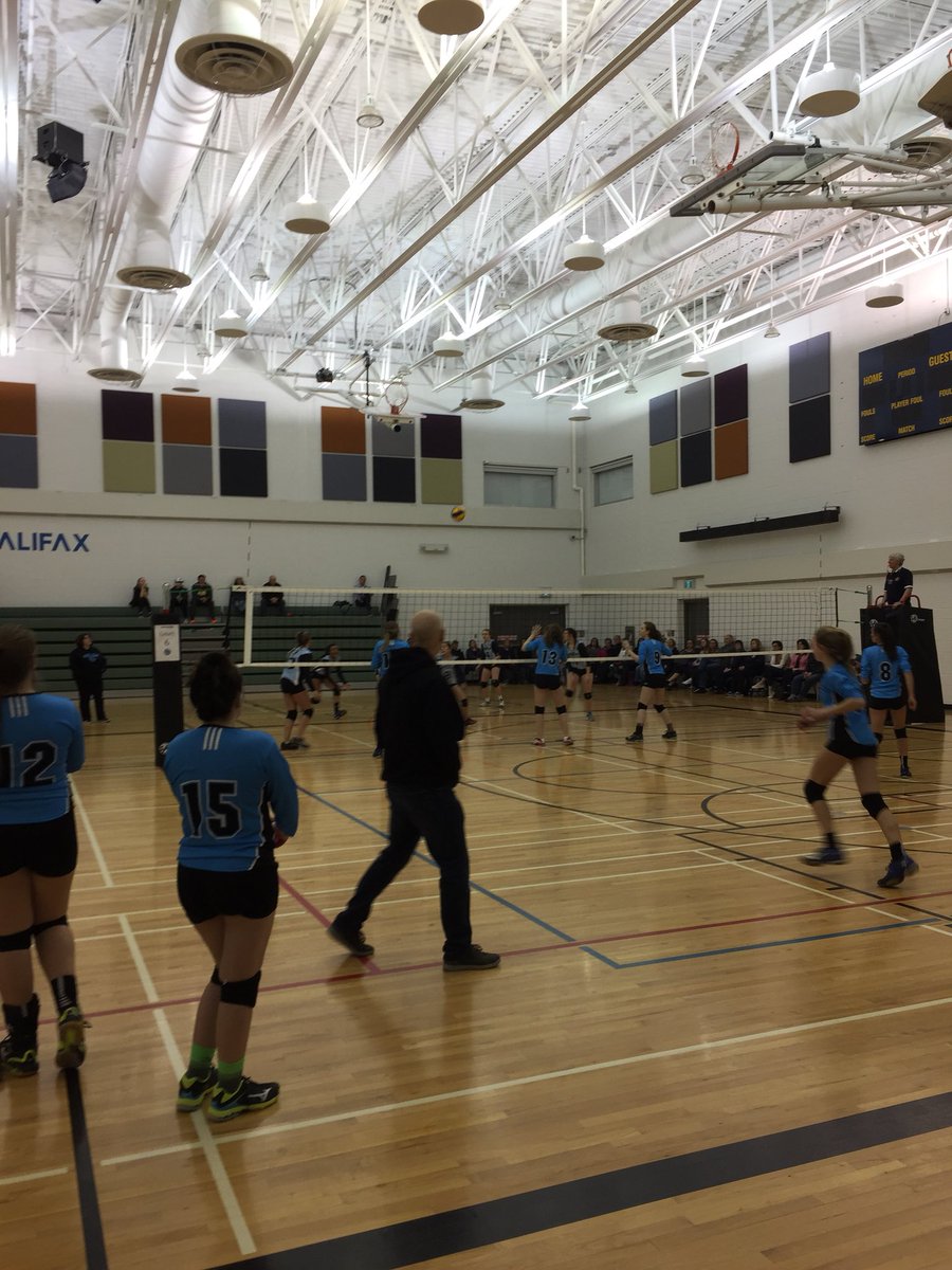 Some great 14U volleyball going on between <a href="/SonicsVball/">Sonics Volleyball</a>, <a href="/armviewstorm/">armview storm</a>, <a href="/BedfordBlizzard/">Bedford Blizzard </a> &amp; the Capers going on at the <a href="/volleyballNS/">Volleyball NS</a> provincials at CPA tonight 🏐