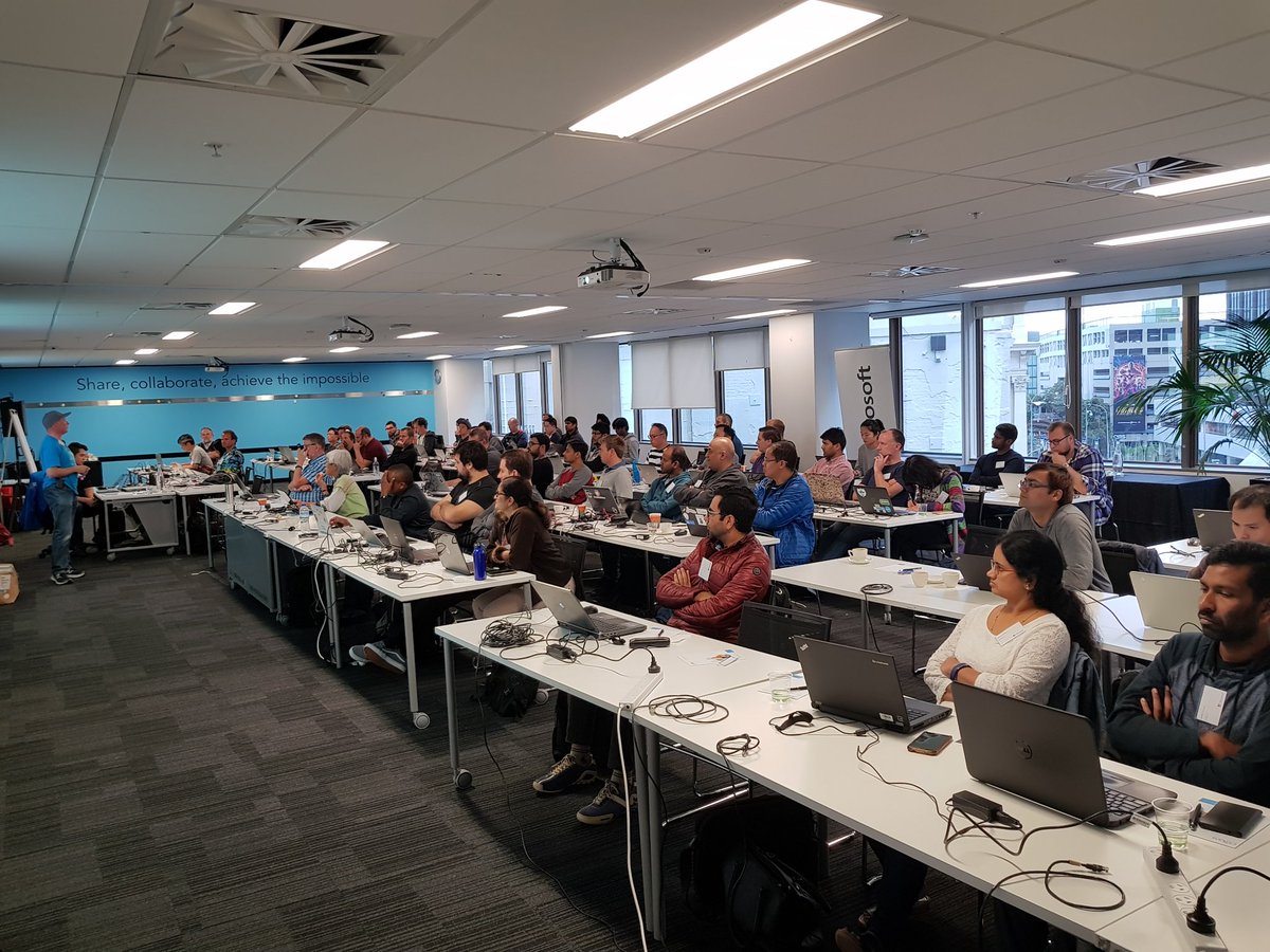 nickwestbrook's tweet image. #GlobalAzure Bootcamp 2018 Auckland now in session! What an awesome event and great turnout sharing Azure learning with the community.