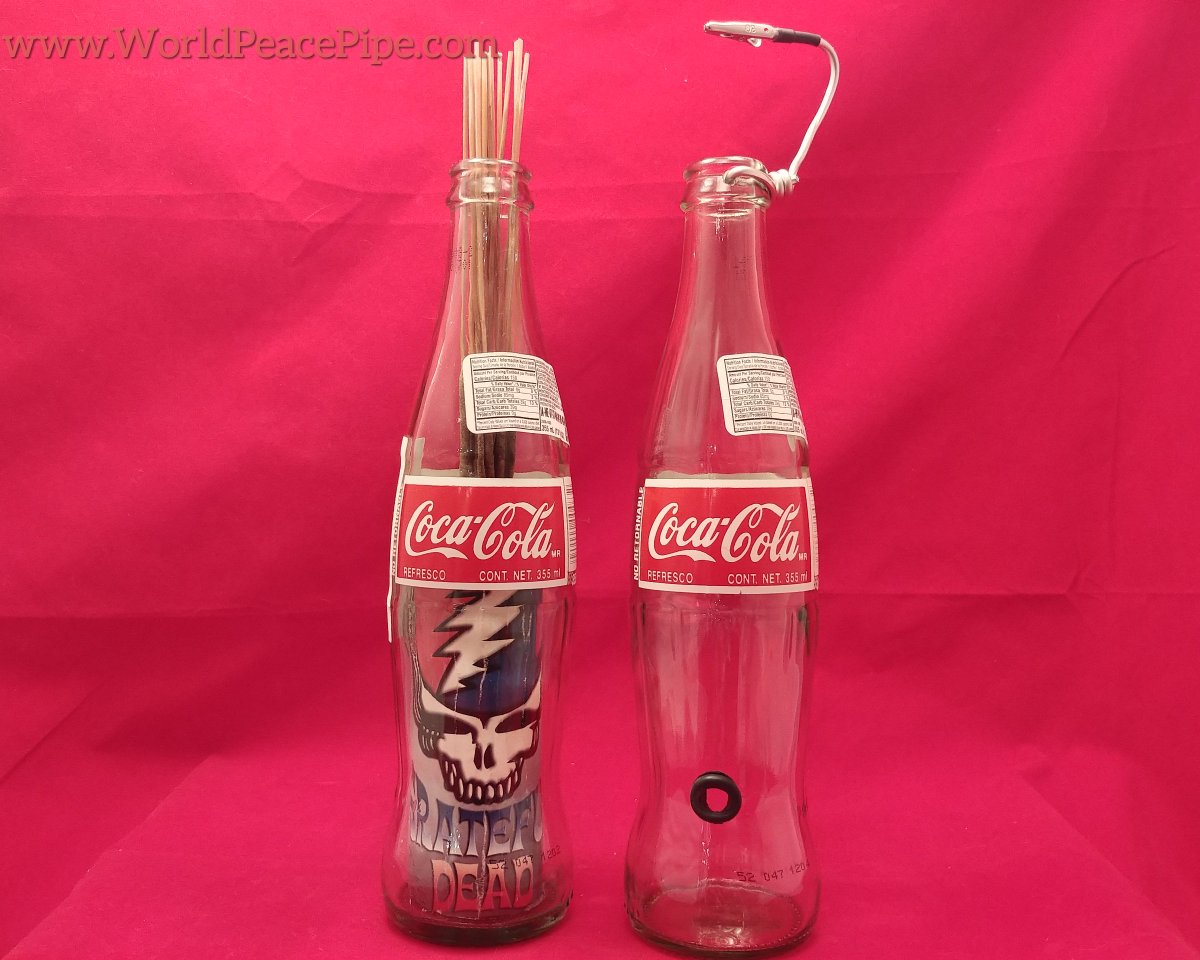 WorldPeacePipe's tweet photo. #happy420 to all the college tokers still living with your parents. Check out our custom #CocaCola glass bottle incense burners. https://t.co/pNvwE8MvI1