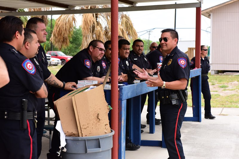 RGonzalez2001's tweet photo. Trained our Security Officers to use weapons and engage threat when police officers are seriously injured. #projectsafeschools @lajoyaisd https://t.co/eR2x6dlJas