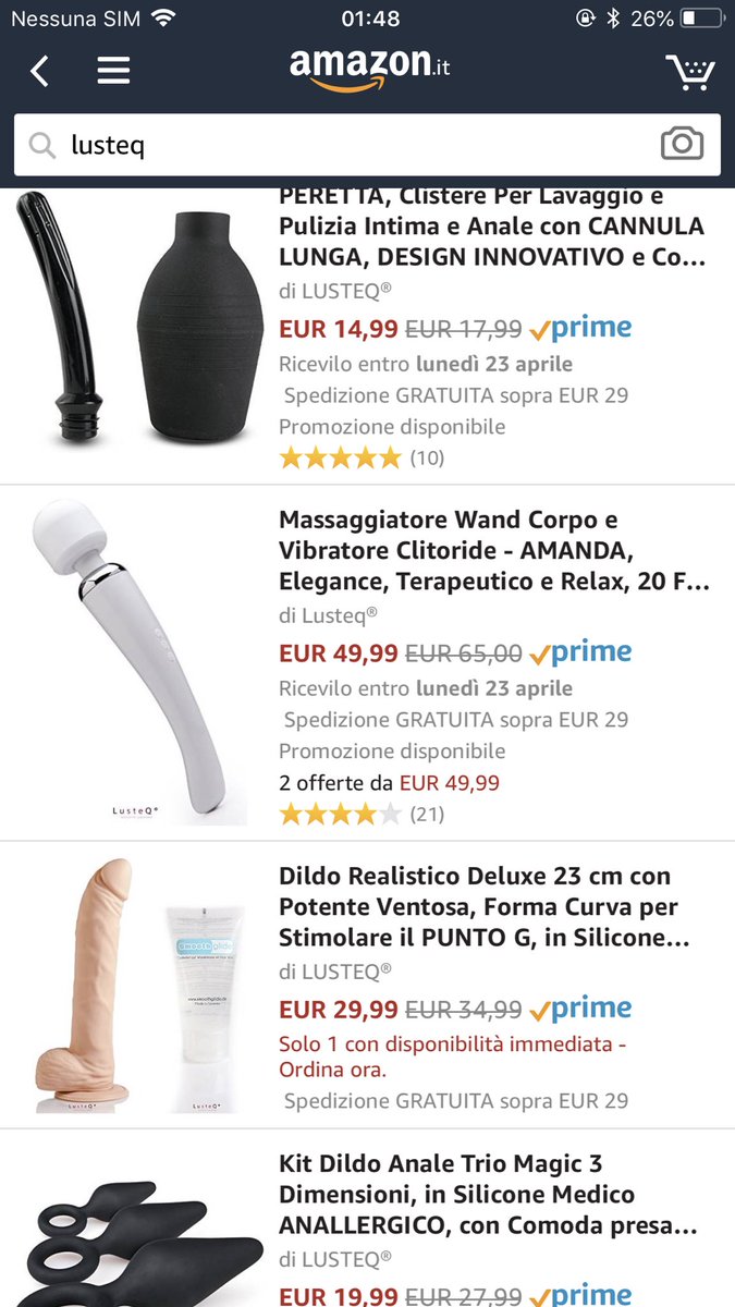 Lusteq_'s tweet photo. Vi avvisiamo che lo store è appena stato rifornito di tanti nuovi prodotti per lui e lei... e anche per la coppia!!! https://t.co/0szaZvAO0I