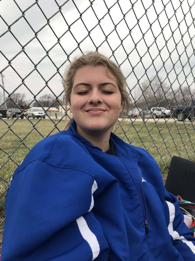 TheCAMSpy's tweet photo. This is the face of a winner 🏅 #CAMTrack #ShotPutIsLyfe https://t.co/ImVzfMAHR5