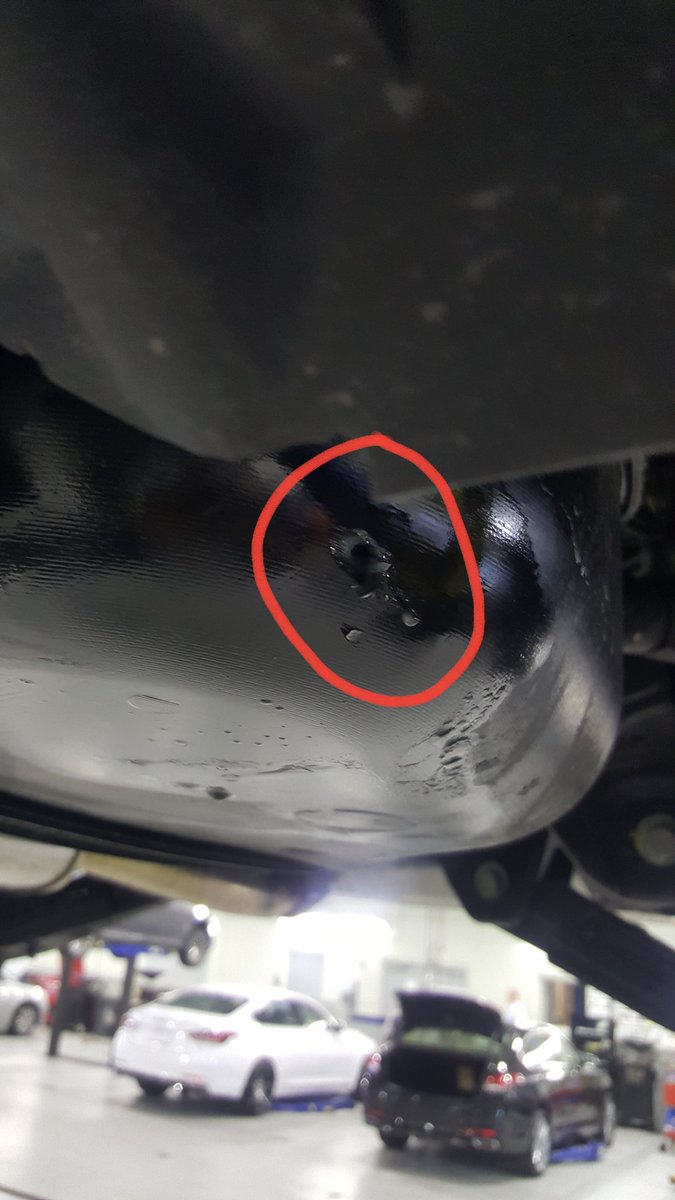 ipotemps's tweet image. @Hyundai I purchased a Tucson 4 months ago. I discovered a hole on the side of the fuel tank. @HyundaiDavie refuses to cover it under the warranty b/c they insist that I hit something creating a PERFECT HOLE. Nice to know the customer comes first!
