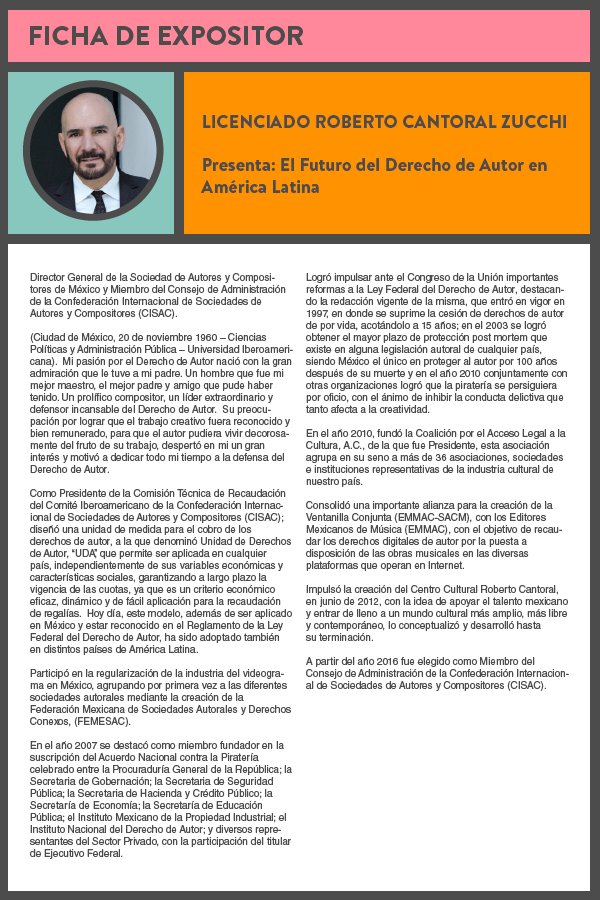 AGADU_UY's tweet photo. Conferencia Internacional - "Tu obra - tu derecho"
27 de abril, 15.30 horas. Hotel Holiday Inn - #Guatemala
Expositores: Roberto Cantoral Zucchi, @DiegoDrexler y Iván García Pelayo
Organiza: #ALCAM Y @AEIGuatemala
+Info: https://t.co/GKowWG8KAL https://t.co/xTkJS9RBsi
