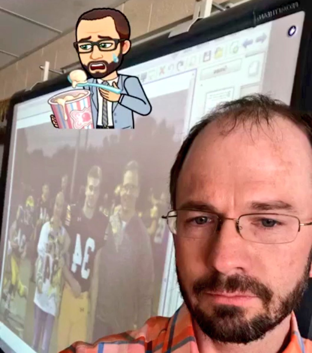 The face you make when you reference a student in Number of the Day, but they’re skipping your class. #SeniorSkipDay