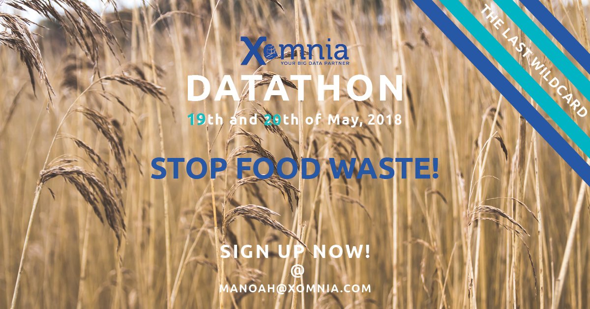 Xomnia_BV's tweet photo. There is only one wildcard left for the “Stop Food Waste” Datathon, who will be the lucky team?  Are you a data scientist/engineer and passionate about Machine and Deep Learning? Be quick and sign up with a team of 3-6 people by sending an email to > manoah@xomnia.com. #ML #AI https://t.co/iNzwAuJPFD