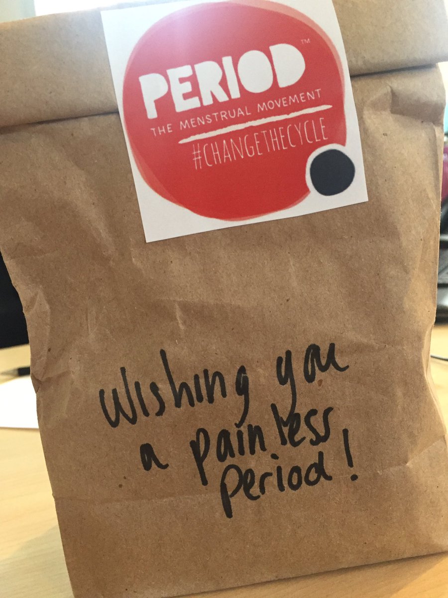 Today <a href="/QueensPeriod/">Queen's Period</a> stopped by and donated all sorts of pad &amp; tampon packages for youth to pick up! Thank you for all your hard work, you gals rock! #ygk