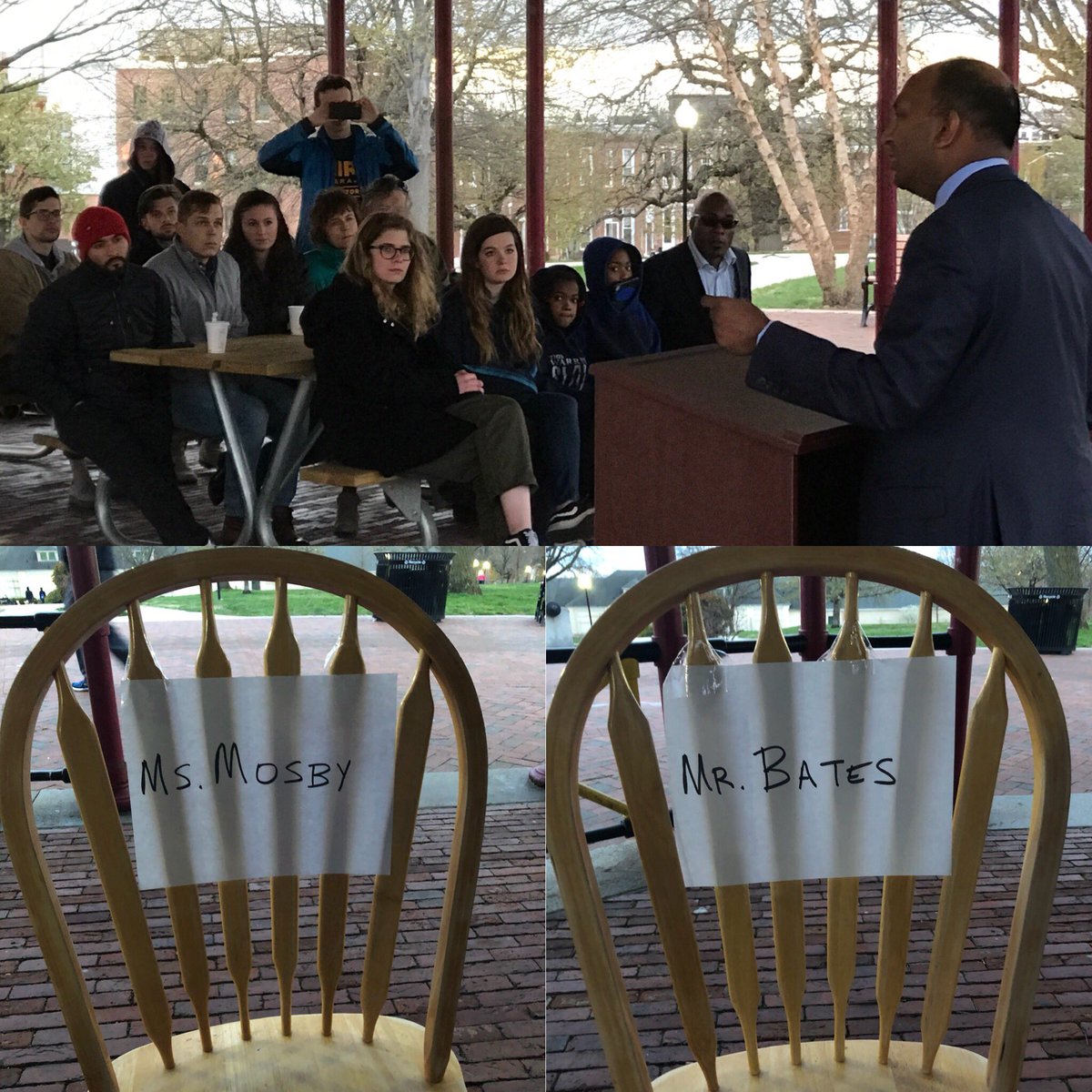 thiru4baltimore's tweet photo. Thank you to the 40+ community members who showed up to last night’s South Baltimore community forum. Great conversation, but I sure am tired of debating empty chairs. Hope to see my fellow candidates at the next one… #DebateForAll https://t.co/Lc7Z46XS72