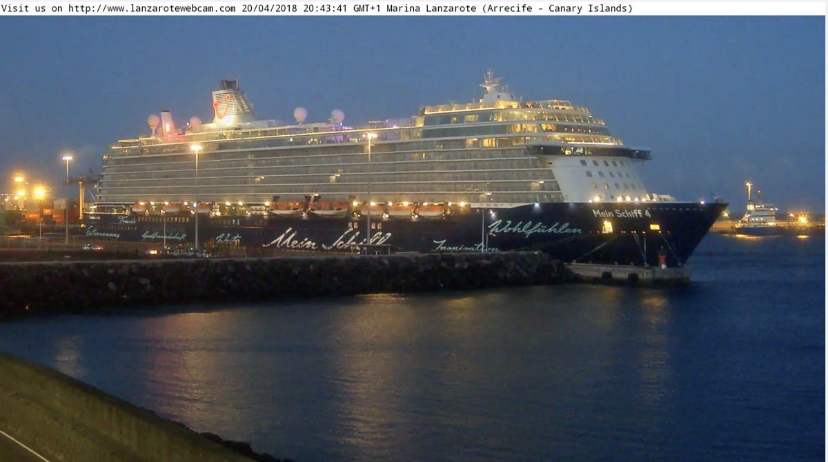 Lanzarote Webcams On Twitter Welcome At Tuicruises