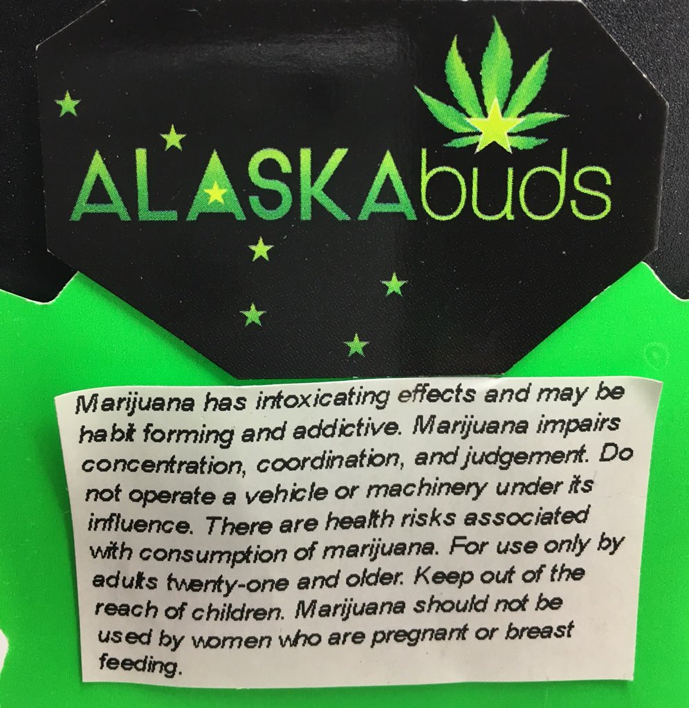 Alaskabuds's tweet photo. Just a Friendly reminder for smokin the herb’s...... :) https://t.co/o3K3aIfRu7