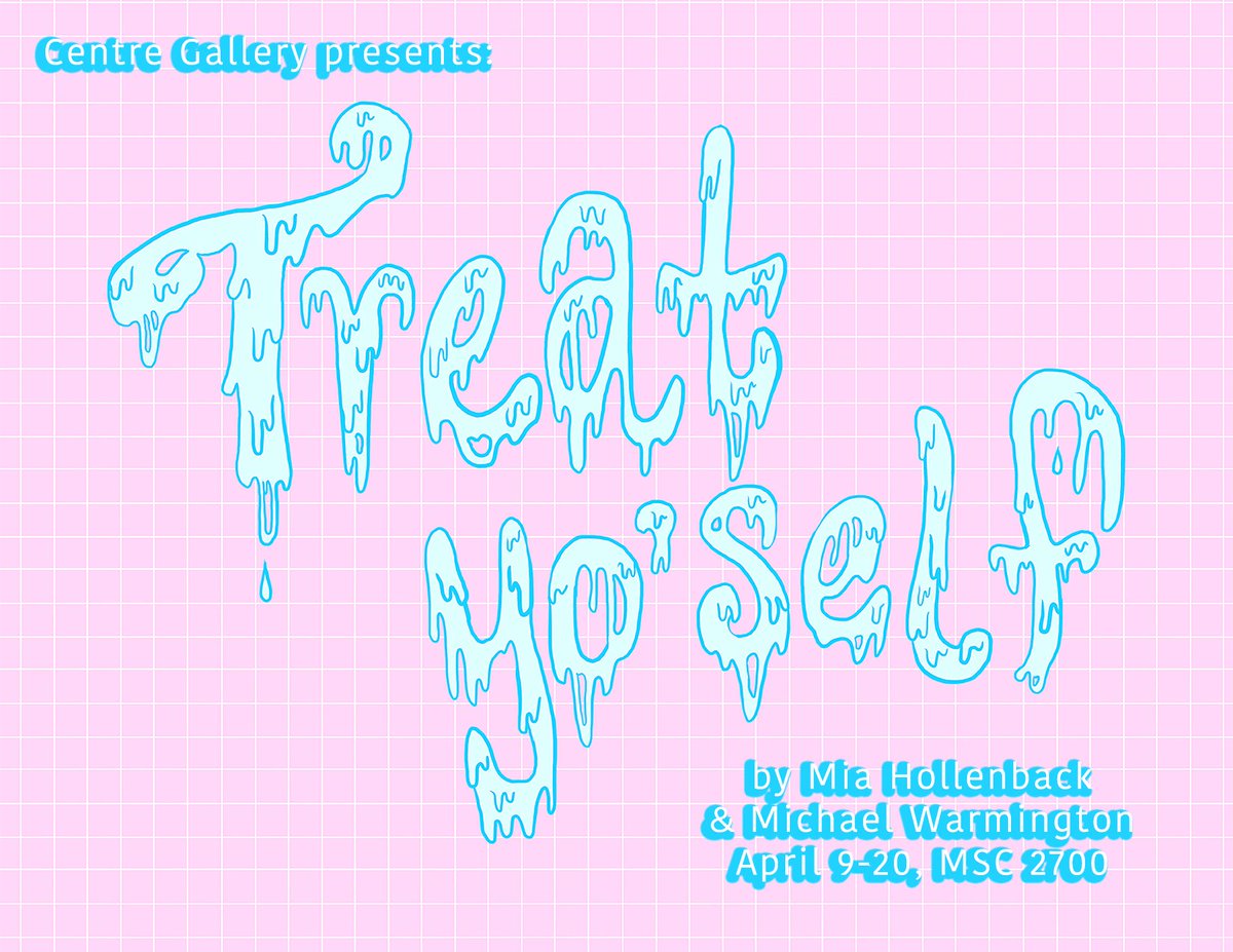 CentreGallery's tweet photo. We hope to see you tonight at our last closing of the spring semester. Free food and live music, come treat yo'self. MSC 2700 7pm-9pm #usf #tampagallery #contemporaryart https://t.co/weYVb5TMI5
