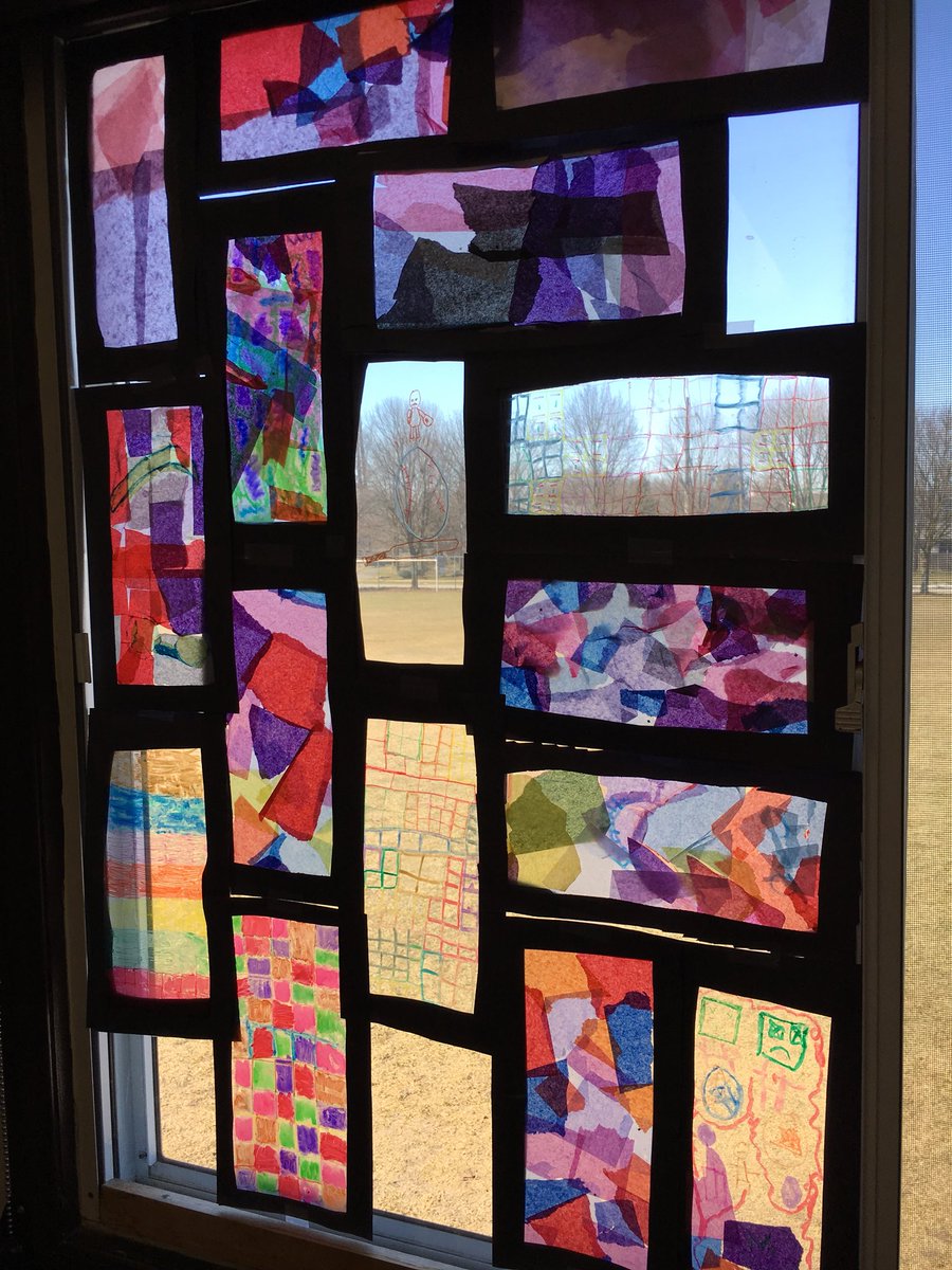 MrsKBoughner's tweet photo. Colllaborative stained glass window to reflect artwork in Medieval Times in Europe @GEDSB https://t.co/DoSe1o2eOM