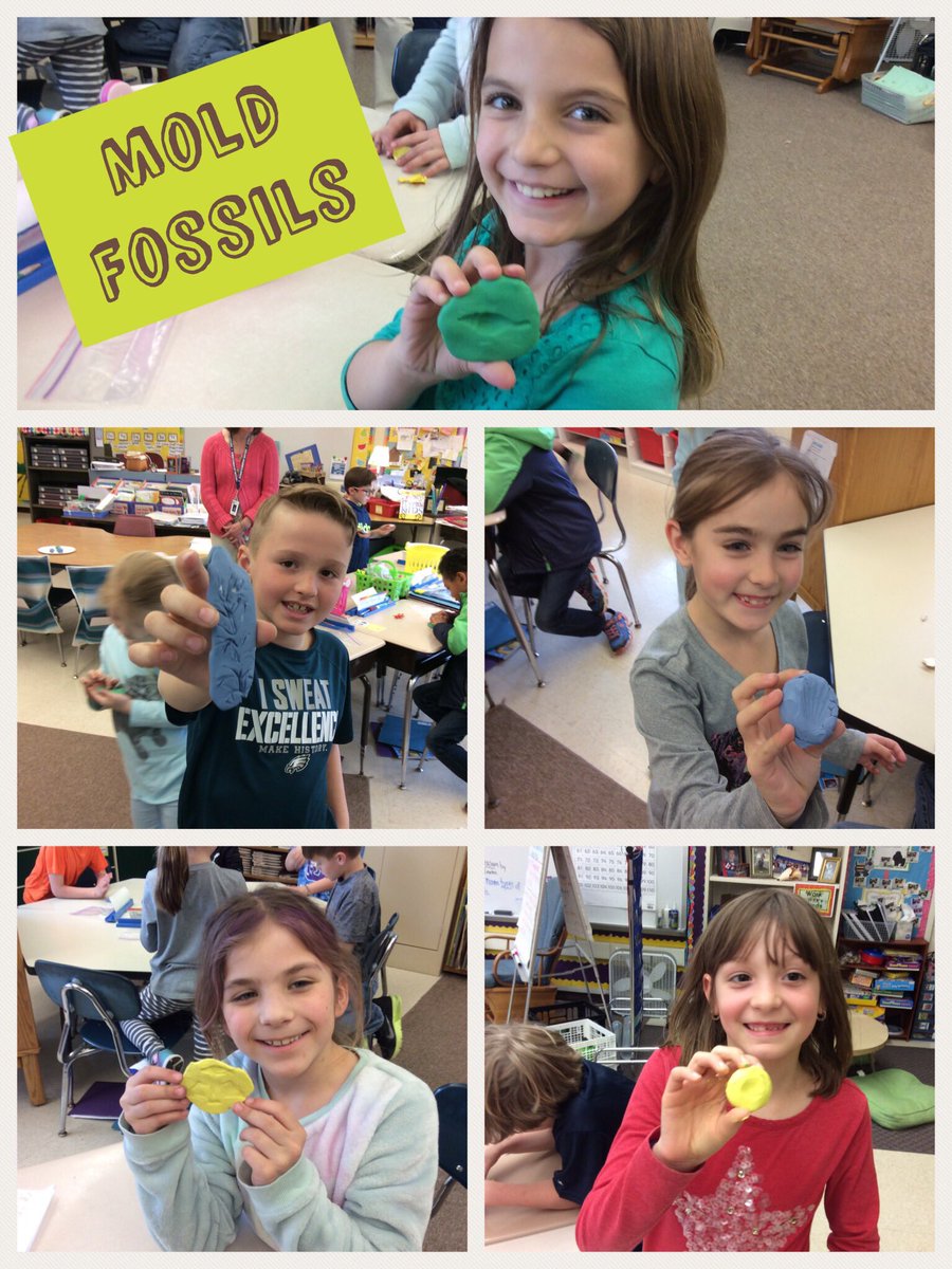 CBksnyder's tweet photo. Making mold fossils @CBGaymanES! #secondgrade #cbsd @laura_enama https://t.co/7BSR8tBT9w