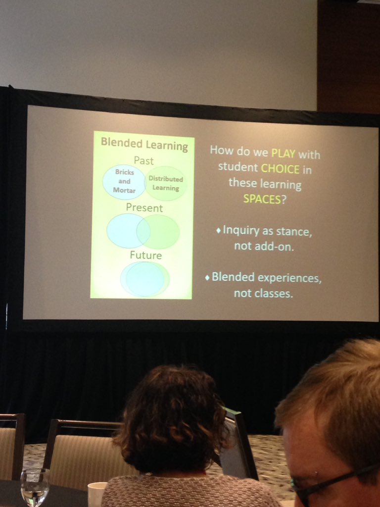 missbhojani's tweet image. Principal Dave Truss is pushing us to ask ourselves: How can we build community and co-learning in a blended learning environment? @datruss @BlendEdBc @36Sail #sd36learn #canelearn #DLsymp18
