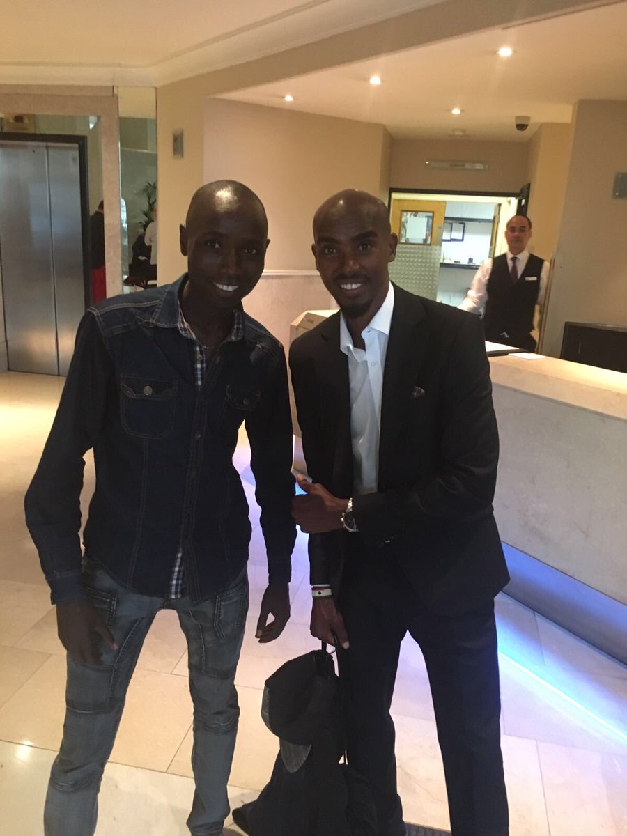 Look forward running with you <a href="/Mo_Farah/">Sir Mo Farah</a>. Together to the welcome party of the <a href="/LondonMarathon/">TCS London Marathon</a> <a href="/adidasrunning/">adidas Running</a> #teamVolare #thedayisalmostthere