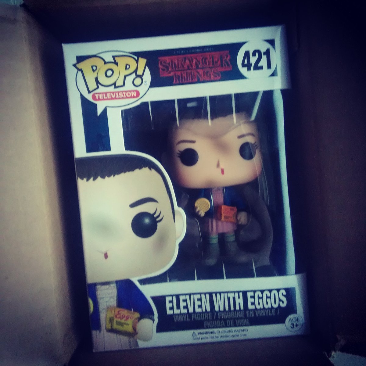 Hsinack's tweet photo. Llegó mi #ElevenWithEggo. es mi serie preferida :) 

#AmazonLover #StrangerThings #NetflixLover #TheGeekHunter https://t.co/Jiylene27Q
