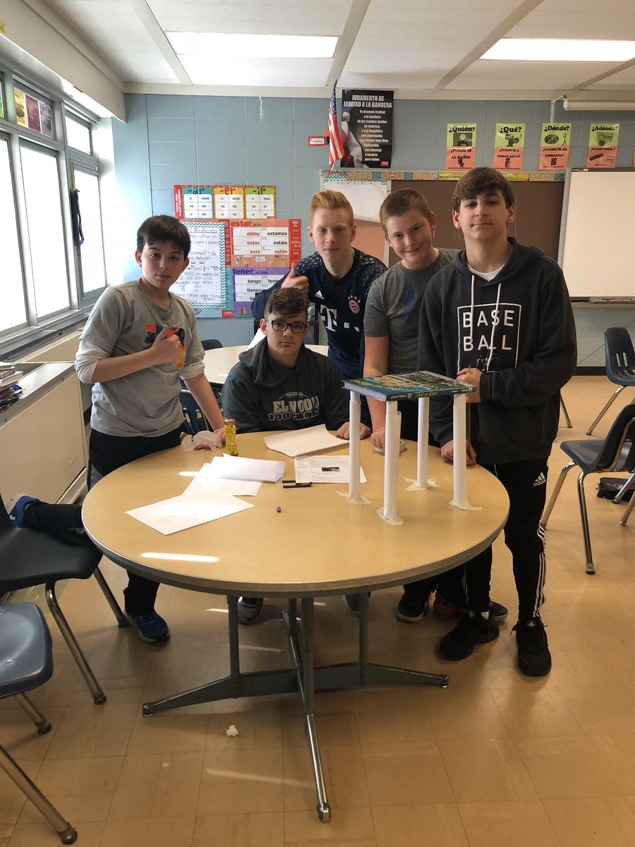 SenoritaTrejos's tweet image. KORT- Creating a paper tower strong enough to hold a text book. Boys vs Girls teams! #KORT #learninghandson #creativity #Mindfulness