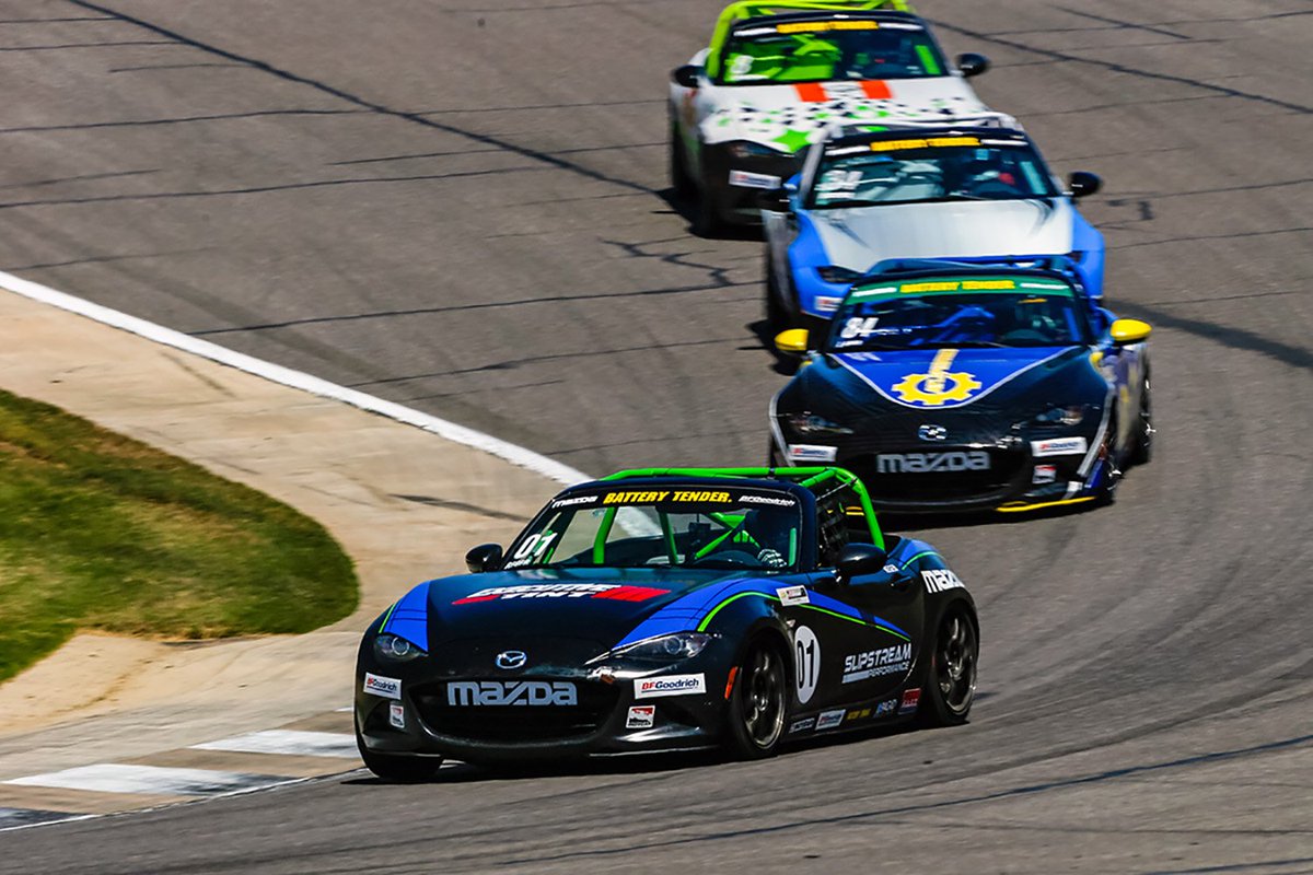 GlobalMX5Cup's tweet photo. An impressive win by @regerracing today at @BarberMotorPark with @BryanORacing and @joey34racing completing the podium. #MX5Barber https://t.co/U4G46oxZyT