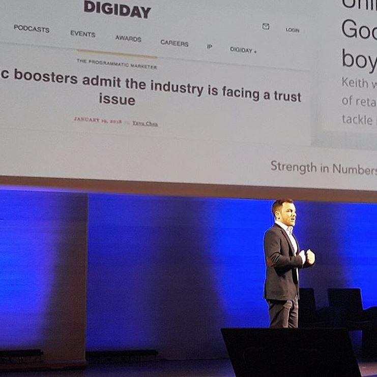 mediamath's tweet image. Our very own @krumourz dropping knowledge on how to improve consumer trust at #ProgrammaticDays2018 in Italy earlier this week! @Engage_Magazine #digitalmarketing #martech