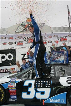 Team_Penske's tweet photo. 2005: Competing part time in the NASCAR XFINITY Series, Roger Penske wins six races in only nine starts with driver Ryan Newman. #VoteForTheCaptain https://t.co/sim0qnWizN https://t.co/vTSwQaYNXu