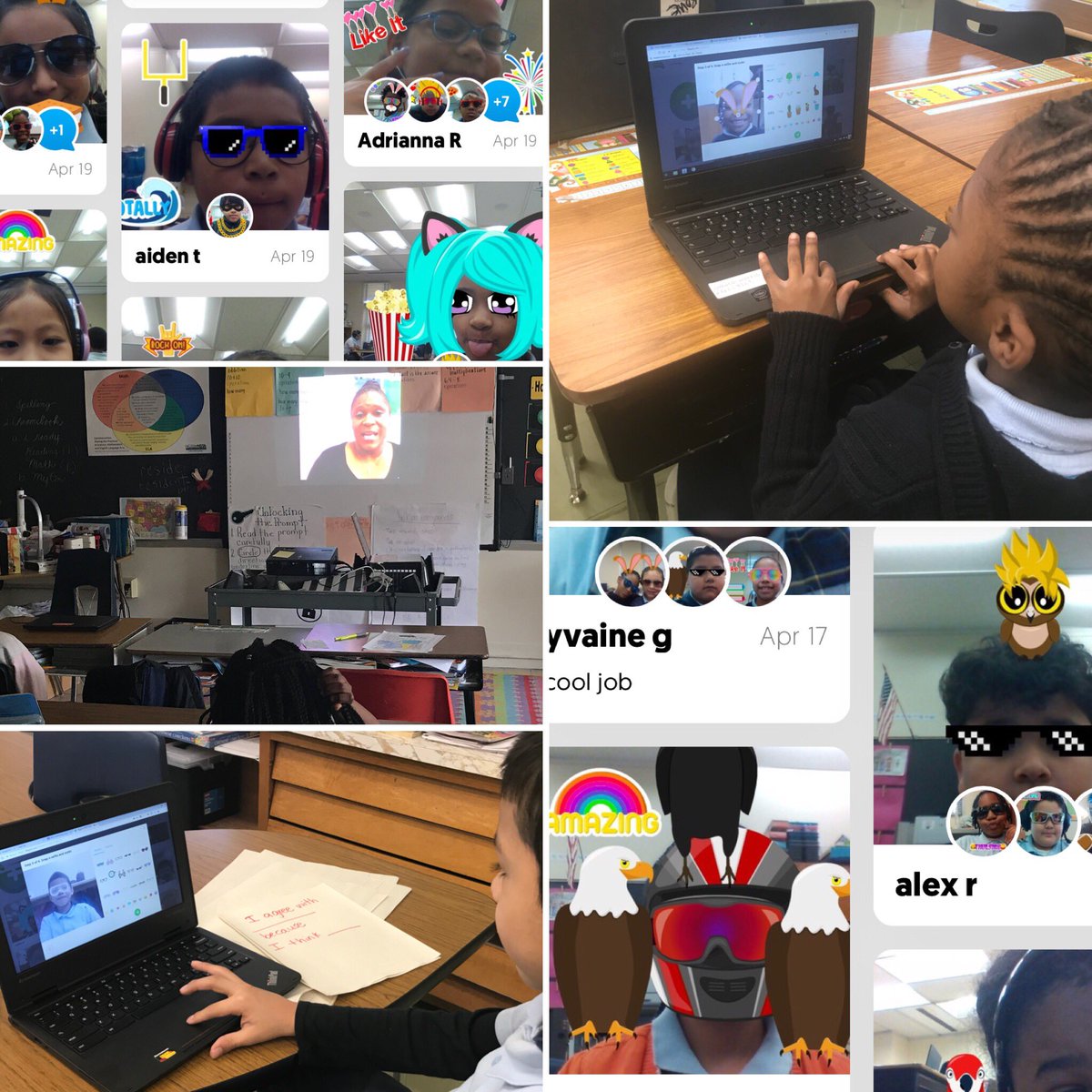 RFESroars's tweet photo. Students in 3rd-5th grade enjoyed replying to the Principal and 1st-2nd graders’ #flipgrids with positive encouragement and advice to #RocktheTest for #PARCC @Flipgrid @pgcps #gotobedearly #scrappaper #eatahealthybreakfast #dontgiveup #reviewyourwork #useresources #StudentVoices https://t.co/TEqP0QJIpS