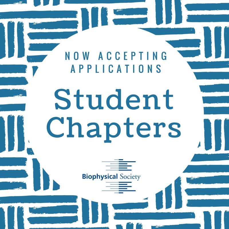 Are you a student interested in taking on a leadership role and helping to promote the field of biophysics at your school? Find out how to form a BPS Student Chapter on your campus and apply by May 15 for recognition in 2018: bit.ly/2su0ogC