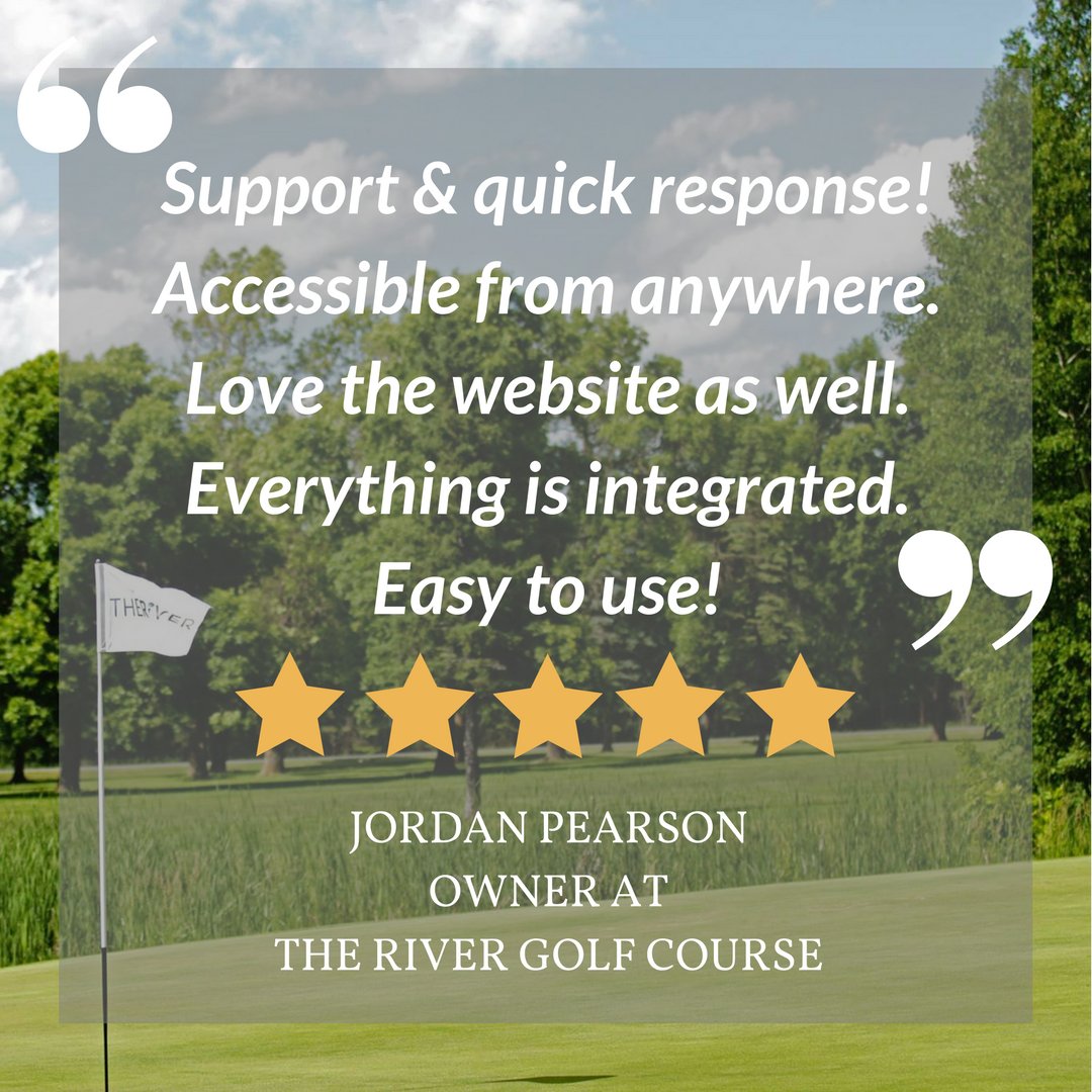 foreUP's tweet photo. Receiving reviews like this one from Jordan at The River Golf Course in International Falls, MN make what we do worth it!
Thanks Jordan, we are grateful for amazing customer courses like yours! ⛳️👏
#foreUPcustomer #theRiverGolfCourse #MinnesotaGolf https://t.co/R7qeeK32Ct