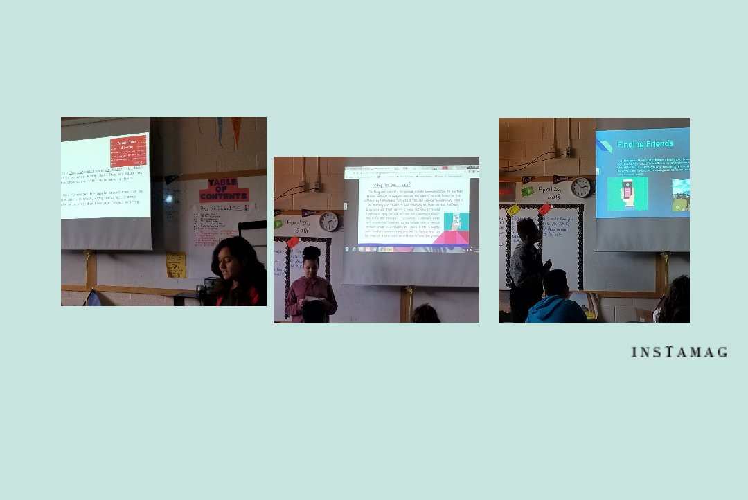 mstaal_kcsavid's tweet photo. Is texting causing a decline in skills? These 7th graders have a lot to say!  Opinion + evidence = student voice.  #KCSAVID #collegeready https://t.co/UNmMI2njyA