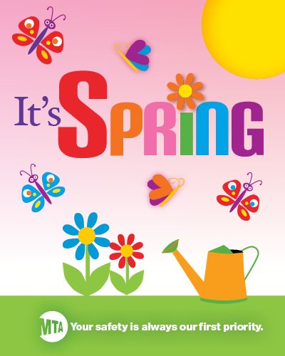 MetroNorth's tweet photo. #Spring is in the air, but watch those #butterfly #flower distractions @ #MetroNorth! #SlipsTrips&amp;Falls go up when you’re distracted! #SafetyTweetoftheWeek https://t.co/kcA3wPqUiL