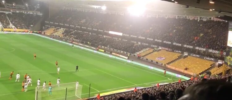 1115 derby county fans at Wolverhampton wanderers #DCFC #WWFC