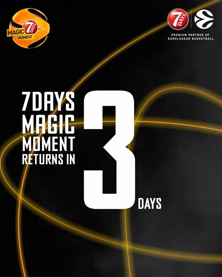7DAYS Magic Moment contest is back in 3 days. Stay tuned! #7DAYSMagicMoment