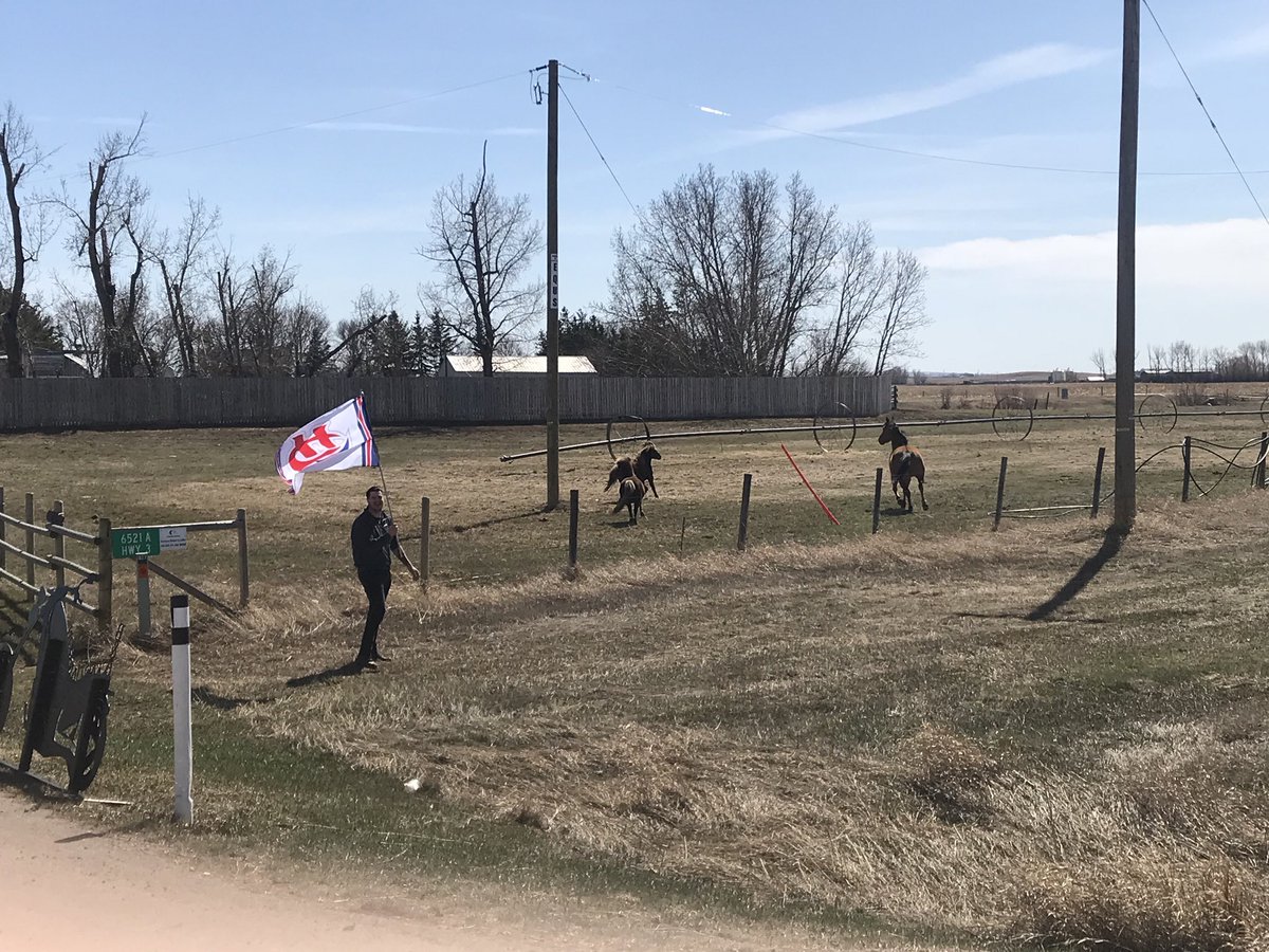 WHLHurricanes's tweet photo. The #Broncos heard there was a #Hurricane coming and decided to turn back. #GameDaySantaFe https://t.co/28CysS1Hxr