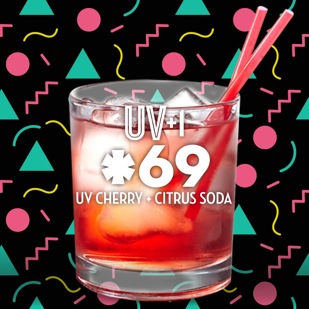 uv_vodka's tweet photo. Raise your hand if you remember dialing *69 🙋 UV *69: UV Cherry + Citrus Soda #uvcherry #mixeddrink https://t.co/q1AjTKqCBM