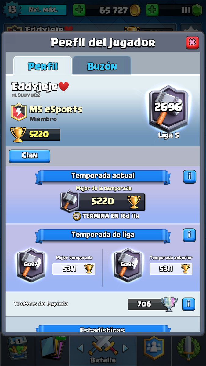 TheEddyjeje's tweet photo. Busco equipo, acepto ofertas a MD.
Aquí mis stats.
RT se agradece🤗 https://t.co/e7gGbx2l58