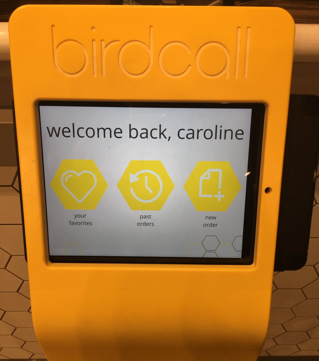 carolineclough's tweet photo. I don’t know what’s better at @eatbirdcall the food or the User Experience of their ordering app!? https://t.co/6tKJPYrwuQ