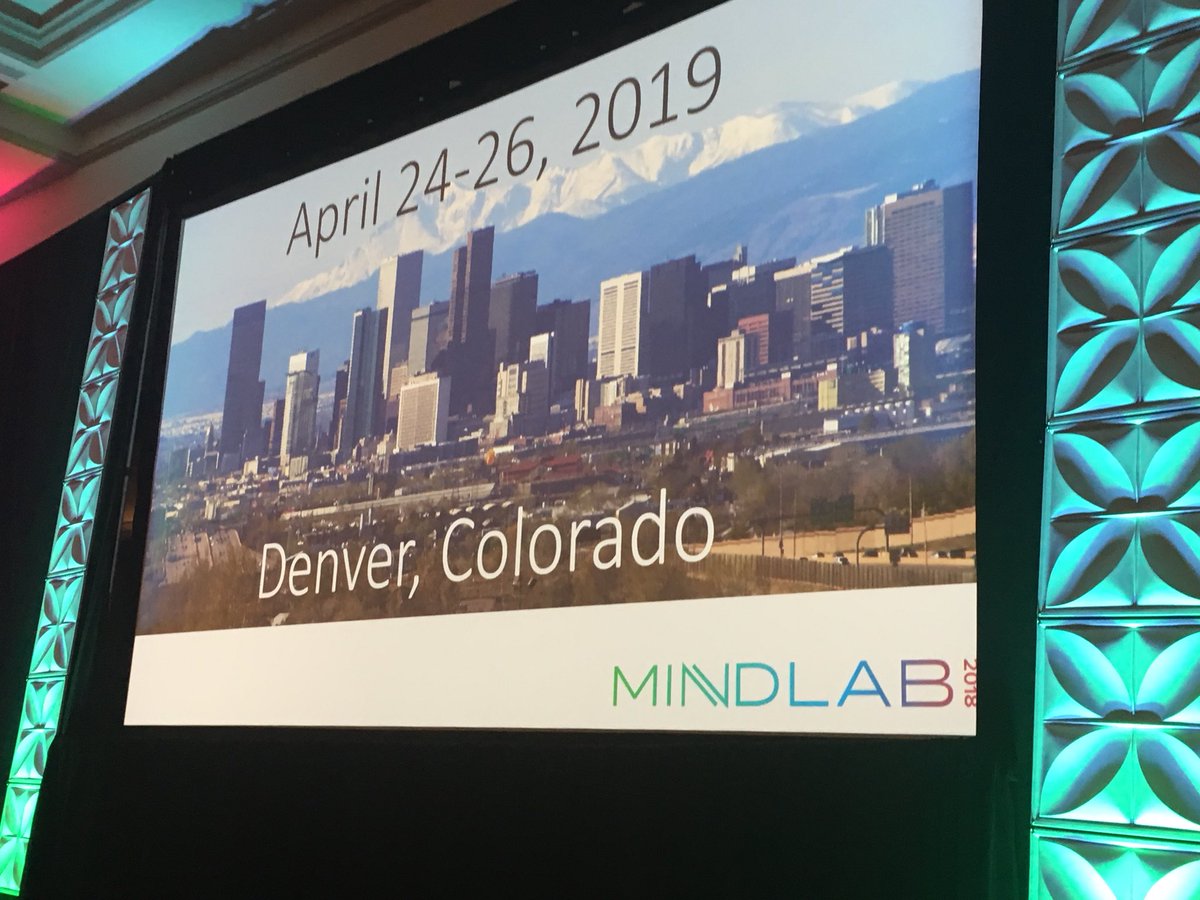 MindLab2018's tweet image. #MindLab2018 was fun, but we can’t wait for #MindLab2019!