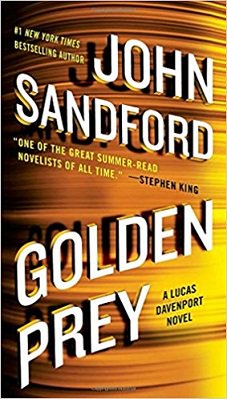 ItsCriminalbwb's tweet photo. It's time to unveil our May Book Discussion Group date &amp; title. Save May 9 at 7 pm for our discussion of John Sandford's "Golden Prey." This is the latest title in the Lucas Davenport series, but you don't have to start at the beginning to enjoy the story. #ItsCriminalbwb https://t.co/UoUCUtCz0j