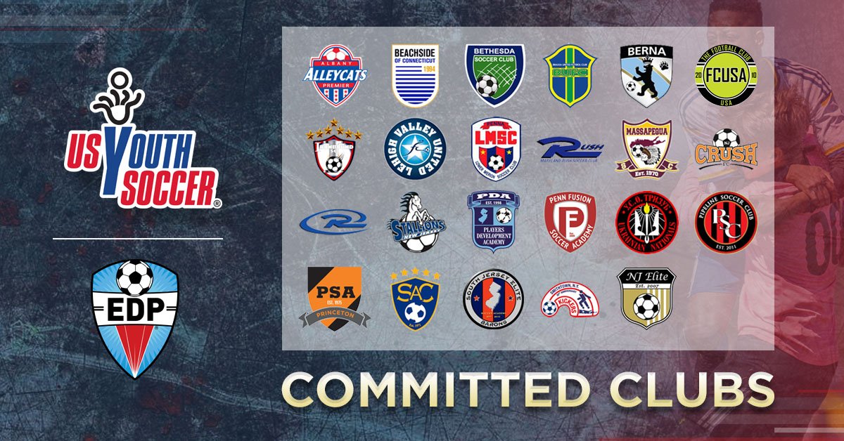 EDPsoccer's tweet photo. EDP partners with @USYouthSoccer
These clubs have committed. Join the movement. #EDPstrong
More clubs to be announced... https://t.co/GHv4BiP2xD