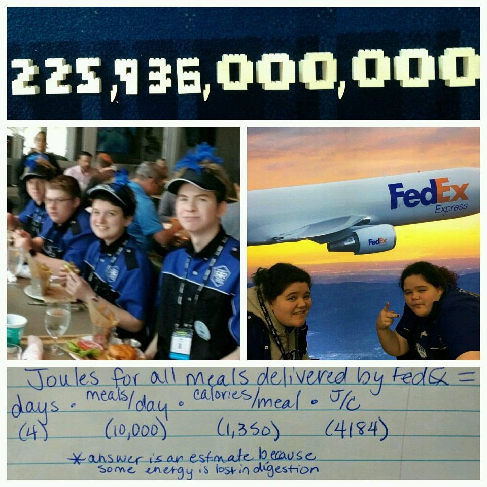 Frc1706's tweet photo. @FedEx knows how to #PowerUp... That's a lot of energy! Plz RT &amp; ❤️ to help us win a grant!!! #FedExContest #FRC1706 #OMGrobots @FRCTeams @FIRSTweets https://t.co/ShMkvs7le6