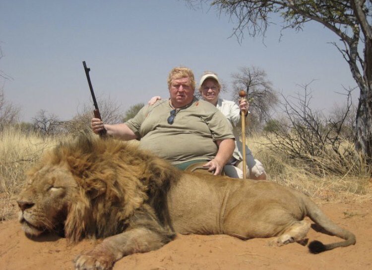 thetripleb_13's tweet photo. A rare picture of elephant killing a lion. https://t.co/48IZpxjGBm